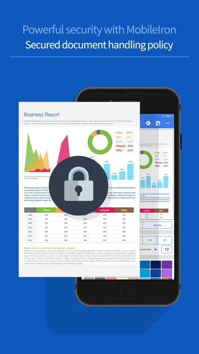 Polaris Office for MobileIron Screenshots