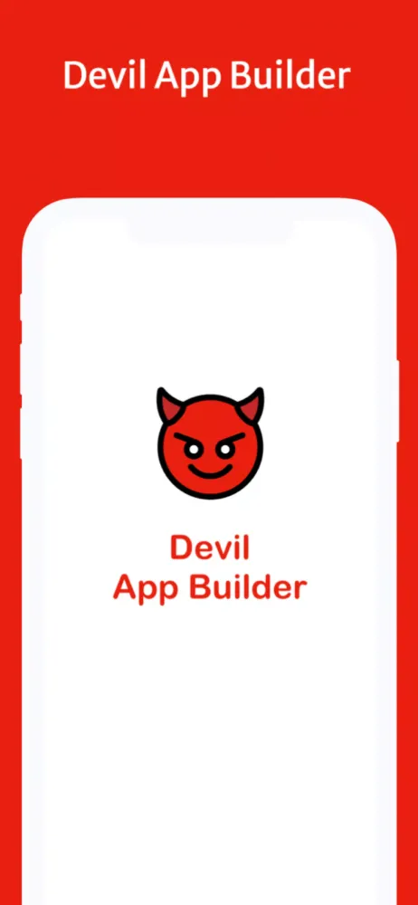 Capturas de tela do Devil App Builder