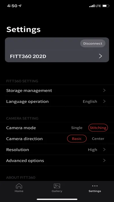 Tangkapan skrin FITT360