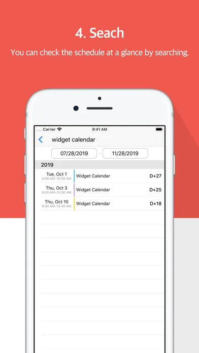 Widget Calendar : Easy&Simple スクリーンショット