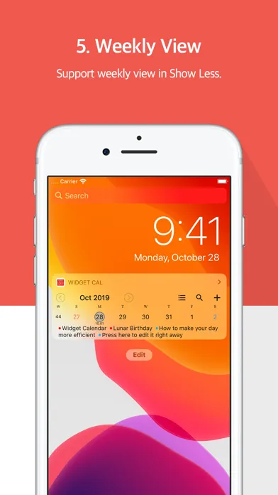 Widget Calendar : Easy&Simple スクリーンショット