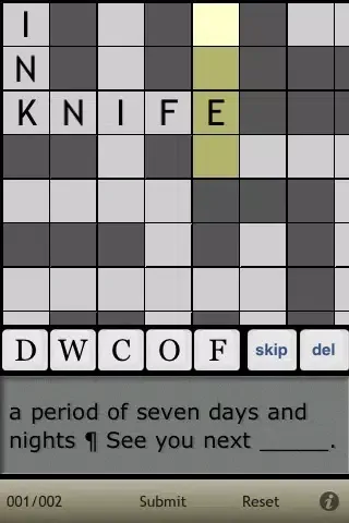 Capturas de tela do Crossword step by step - English 1500 Lite