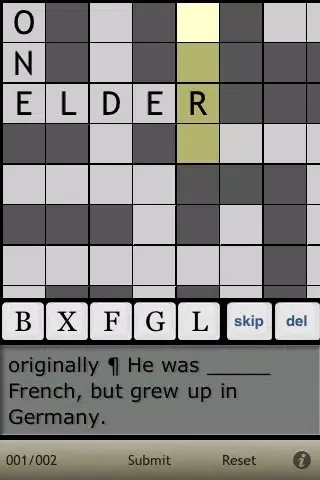 Capturas de tela do Crossword step by step - English 3500 Lite
