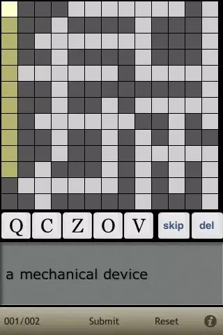 Tangkapan skrin Crossword step by step - English 8000 Lite
