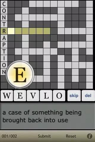 Tangkapan skrin Crossword step by step - English 8000 Lite