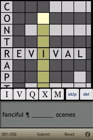 Tangkapan skrin Crossword step by step - English 8000 Lite