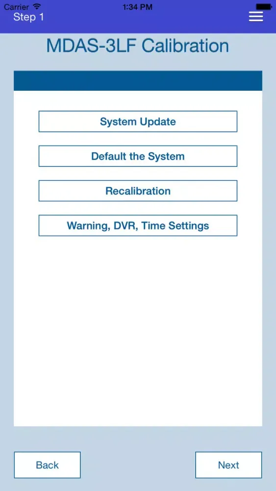 Скриншоты ADAS Setting