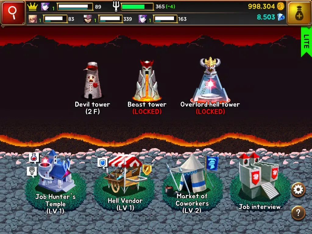 Hell Tower Lite iPad  Screenshots