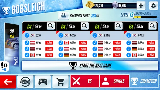 Sleigh Champion  Winter sports سکرین شاٹس