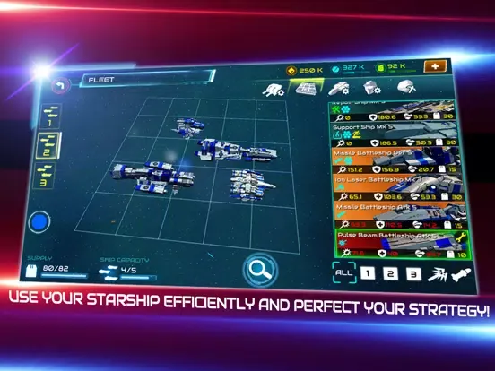 Tangkapan layar Starship Battle 3D iPad 