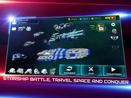 Tangkapan layar Starship Battle 3D iPad 