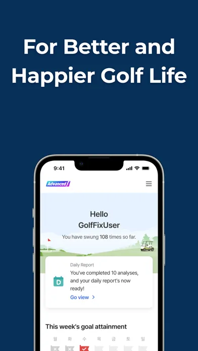 Скриншоты GolfFix | AI Coach Golf Lesson
