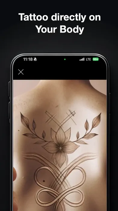 Magic Tattoo: AI Tattoo Try on سکرین شاٹس