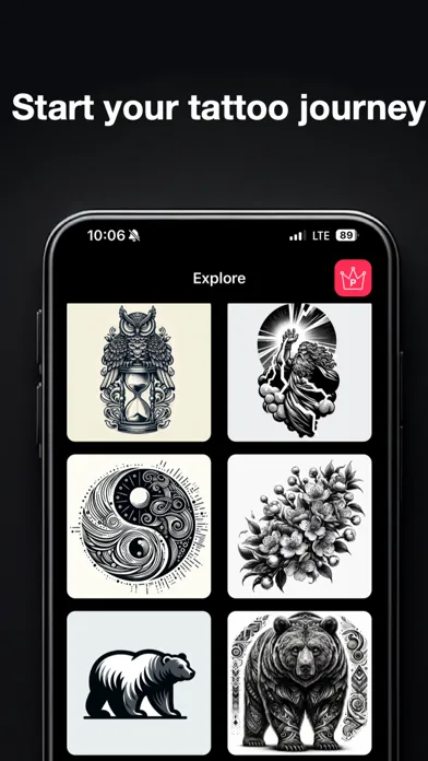 Magic Tattoo: AI Tattoo Try on سکرین شاٹس