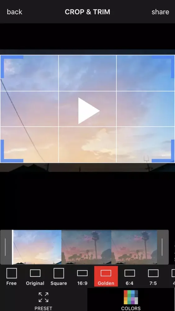Screenshot di Crop Video Pro - Square Sized Videos Editor