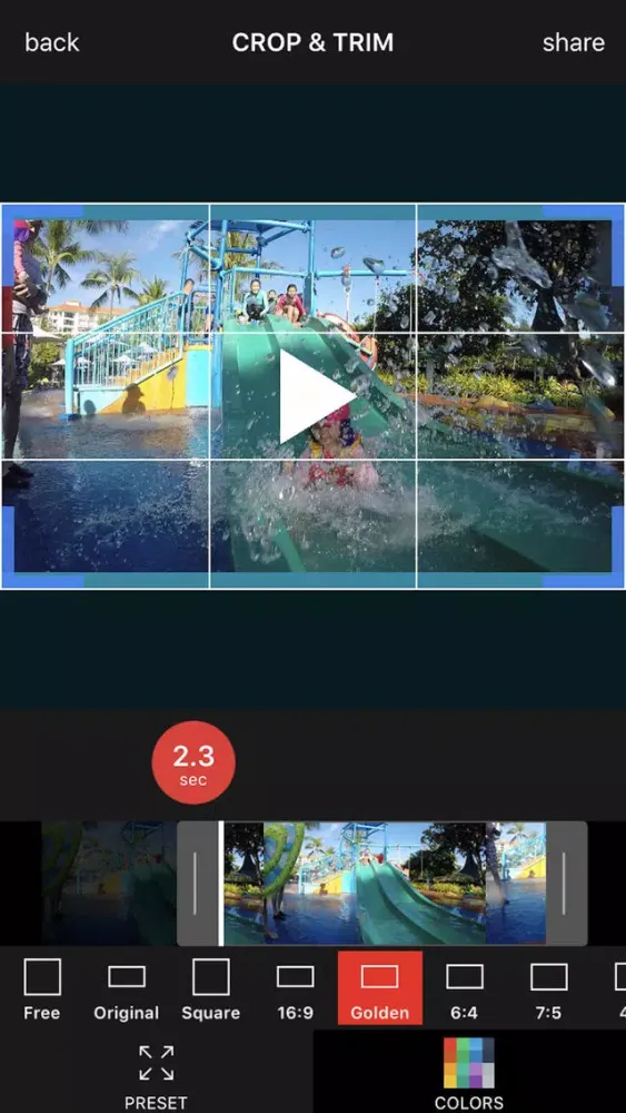 Screenshot di Crop Video Pro - Square Sized Videos Editor