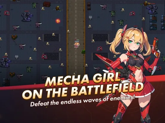 Ảnh chụp màn hình của Mecha Girls Survivor iPad 