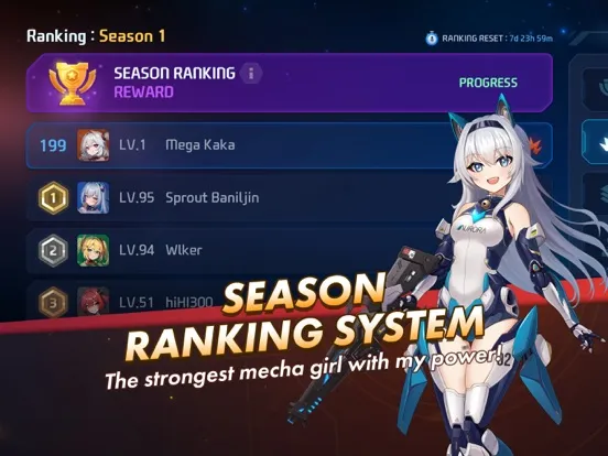 Ảnh chụp màn hình của Mecha Girls Survivor iPad 