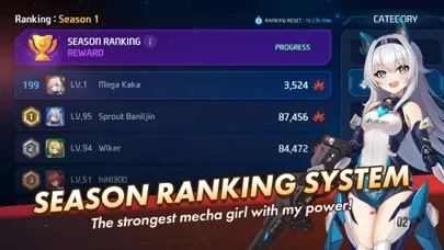 Ảnh chụp màn hình của Mecha Girls Survivor