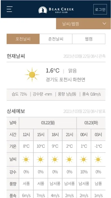 Zrzuty ekranu 베어크리크 골프클럽