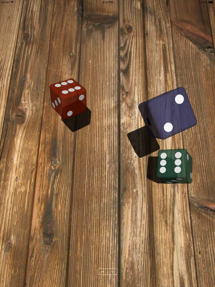Ảnh chụp màn hình của 3D 주사위 (3D Dice) iPad 