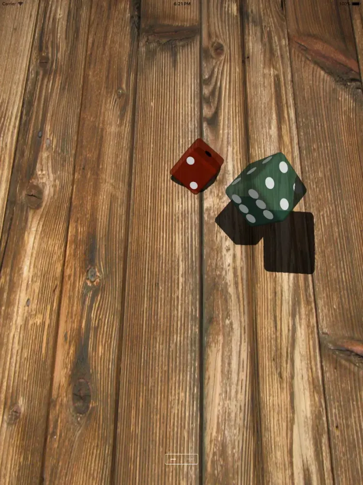 ภาพหน้าจอของ 3D 주사위 (3D Dice) iPad 