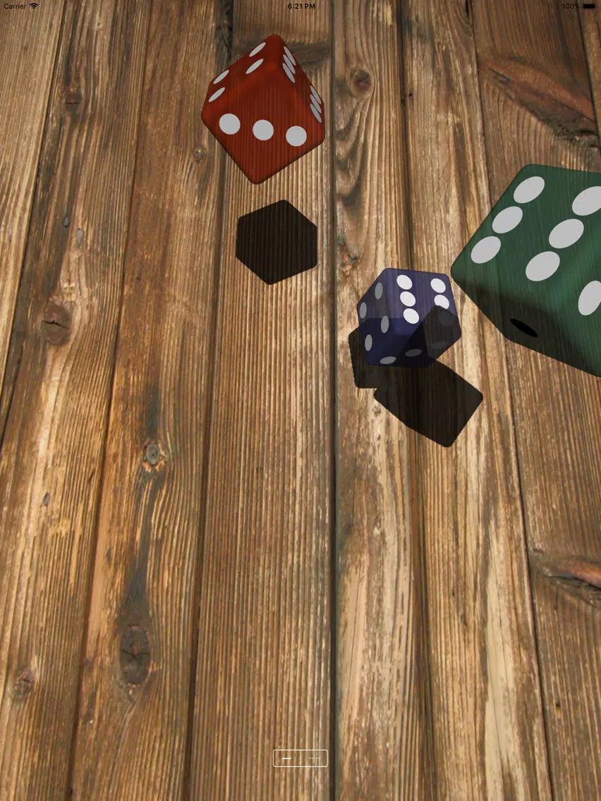Ảnh chụp màn hình của 3D 주사위 (3D Dice) iPad 