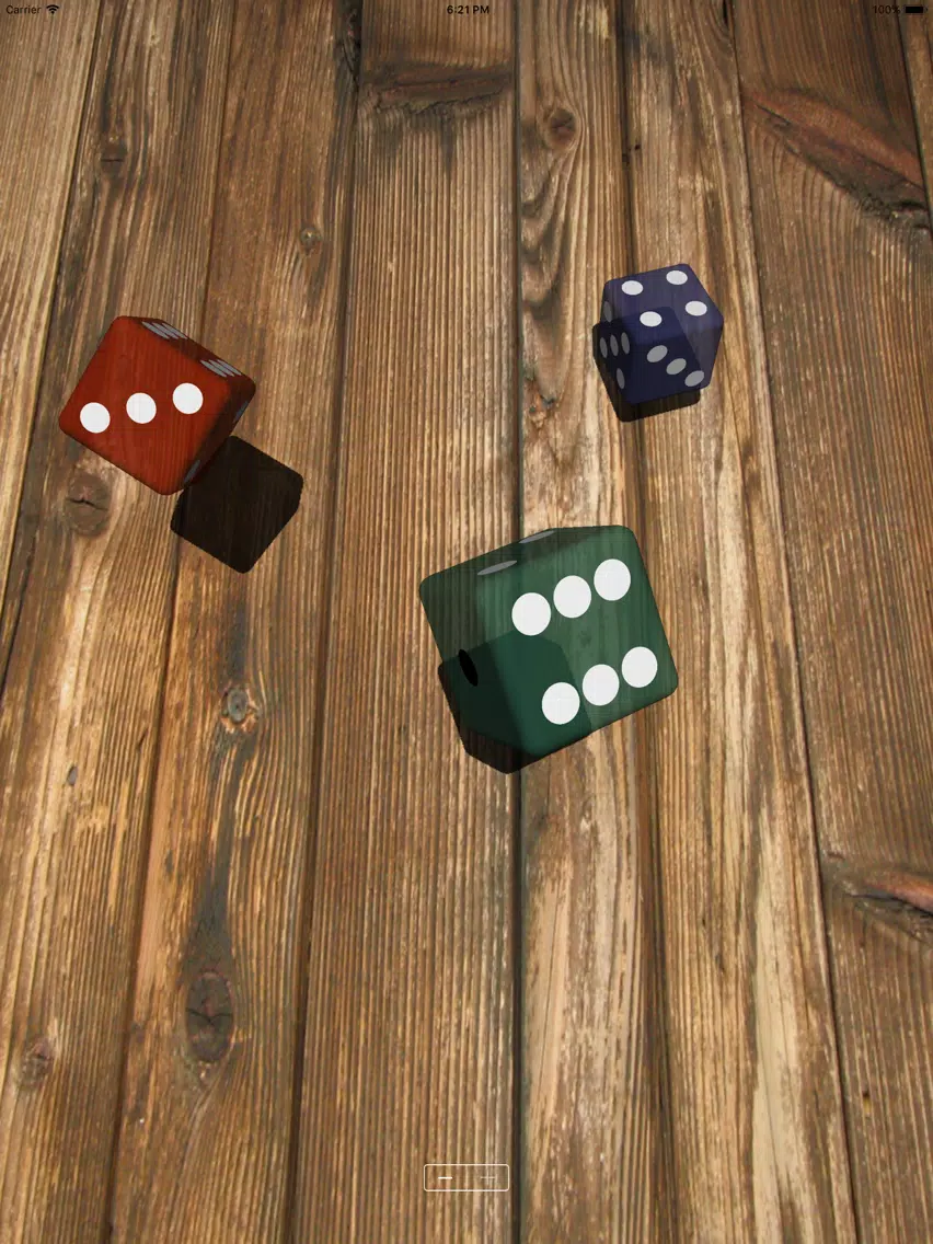 Ảnh chụp màn hình của 3D 주사위 (3D Dice) iPad 