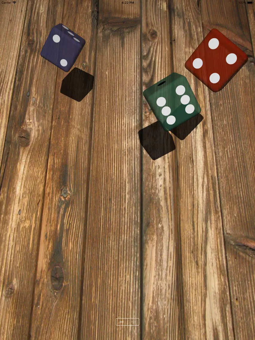 Ảnh chụp màn hình của 3D 주사위 (3D Dice) iPad 