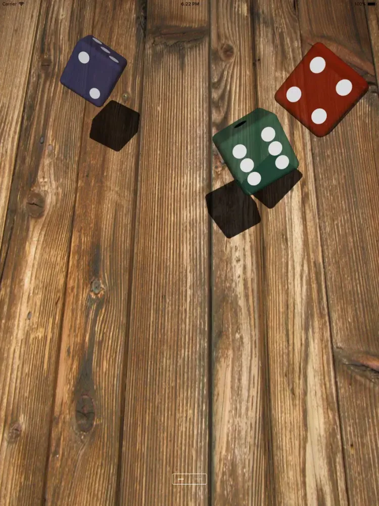 ภาพหน้าจอของ 3D 주사위 (3D Dice) iPad 