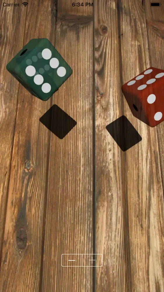 ภาพหน้าจอของ 3D 주사위 (3D Dice)