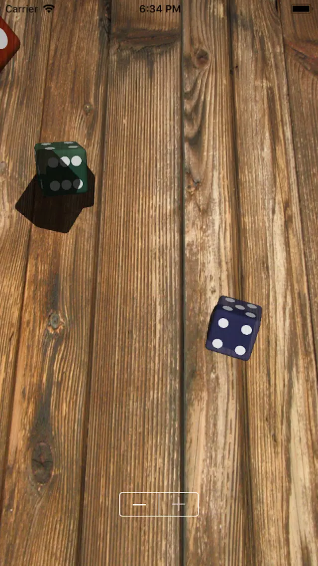 Ảnh chụp màn hình của 3D 주사위 (3D Dice)