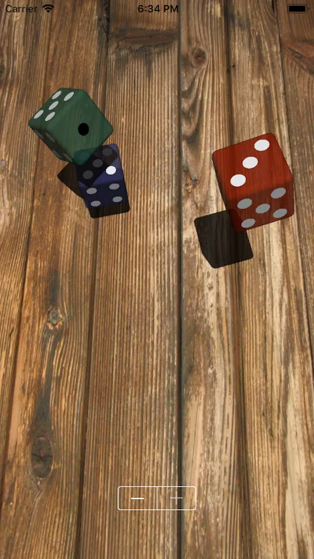 Ảnh chụp màn hình của 3D 주사위 (3D Dice)