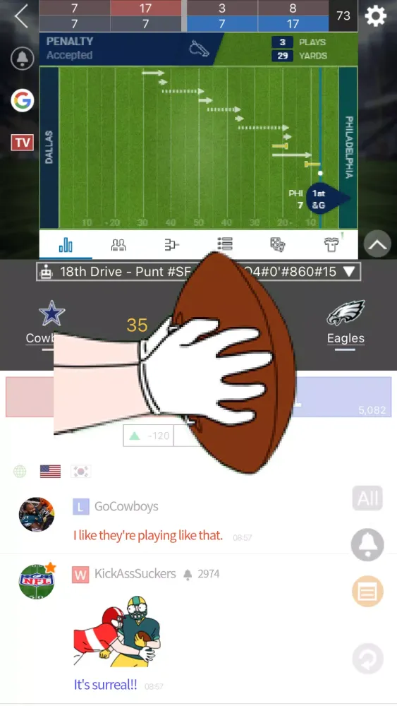 LIVE Score, Real-Time Score Screenshots
