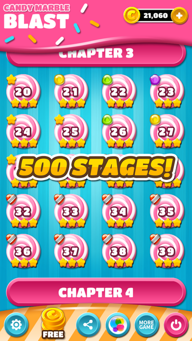 Screenshot di Candy:Marble Blast