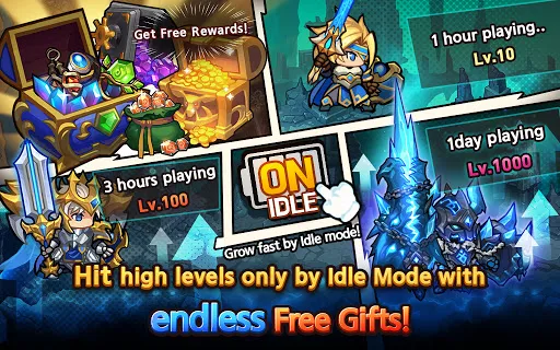 Raid the Dungeon : Idle RPG应用截图