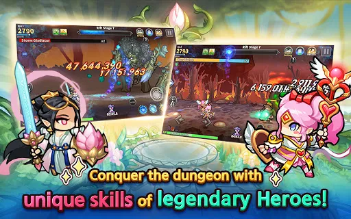 Raid the Dungeon : Idle RPG应用截图