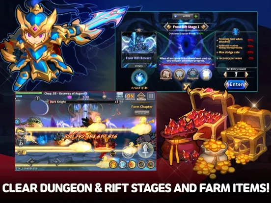 Raid the Dungeon : IDLE RPG iPad  Ekran Görüntüleri