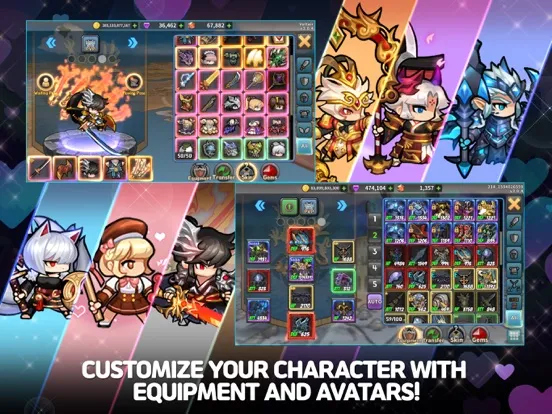 Raid the Dungeon : IDLE RPG iPad  Ekran Görüntüleri