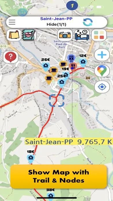 Camino Map : French way Screenshots