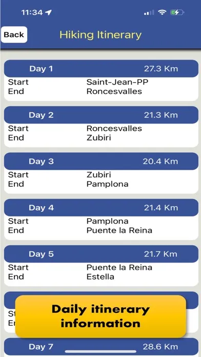 Camino Map : French way Screenshots