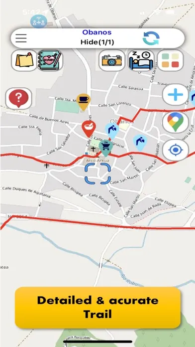 Camino Map : French way Screenshots