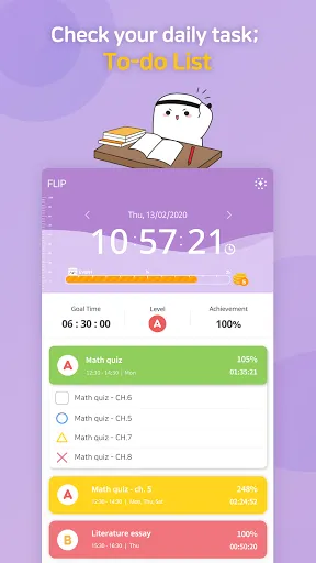 Zrzuty ekranu FLIP - Focus Timer for Study