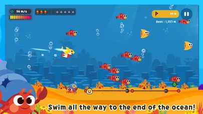ภาพหน้าจอของ Baby Shark FLY