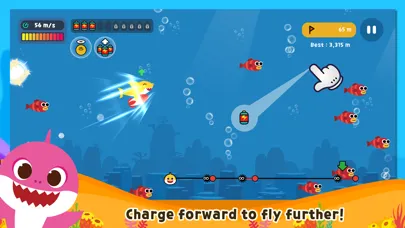 ภาพหน้าจอของ Baby Shark FLY