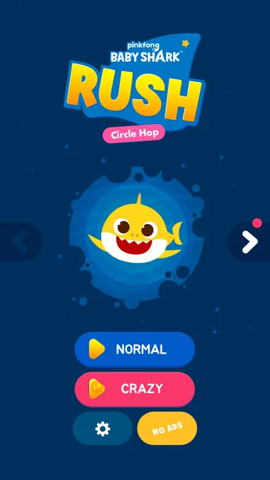 Capturas de tela do Baby Shark RUSH