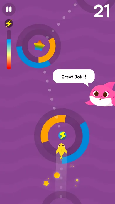 Capturas de tela do Baby Shark RUSH
