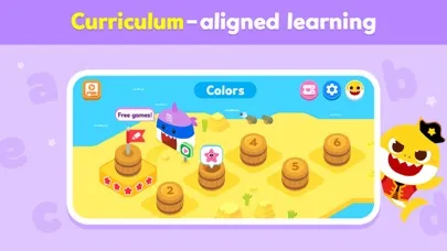 Captures d'écran de Baby Shark English: Kids Games