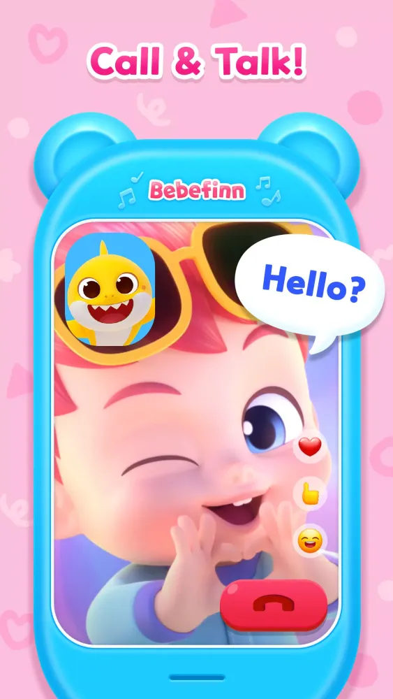 Ảnh chụp màn hình của Bebefinn Play Phone