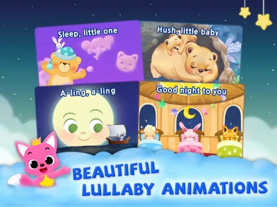 Capturas de tela do Pinkfong Baby Bedtime Songs iPad 